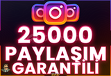 ⭐️ [GARANTİLİ] 25000 İNSTAGRAM PAYLAŞIM ⭐