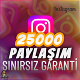 ⭐️[GARANTİLİ] 25000 İNSTAGRAM PAYLAŞIM ⭐
