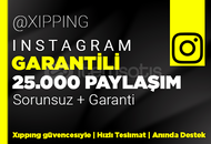GARANTİLİ | 25000 PAYLAŞIM İNSTAGRAM