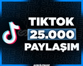 ⭐️[GARANTİLİ]⭐️ 25.000 Paylaşım | TikTok