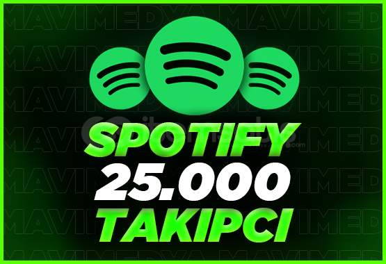 (GARANTİLİ) 25.000 SPOTİFY Takipçi/Playist (GARANTİLİ) 25.000 SPOTİFY Takipçi/Playist