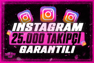 ☘️[GARANTİLİ] 25000 TAKİPÇİ☘️