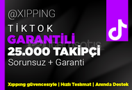 GARANTİLİ | 25000 TAKİPÇİ TİKTOK