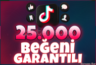 ⚡[GARANTİLİ] 25000 TİKTOK BEĞENİ⚡