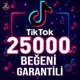 ⭐️ [GARANTİLİ] 25.000 TİKTOK BEĞENİ ⭐