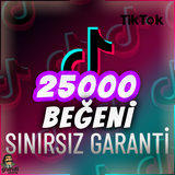 ⭐️ [GARANTİLİ] 25000 TİKTOK BEĞENME ⭐