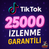⭐️ [GARANTİLİ] 25.000 TİKTOK İZLENME ⭐