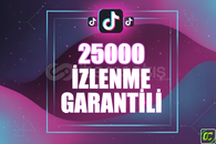 ⭐️ [GARANTİLİ] 25000 TİKTOK İZLENME ⭐