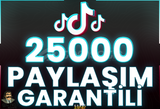 ⭐️ [GARANTİLİ] 25000 TİKTOK PAYLAŞIM ⭐