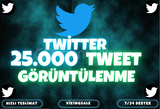 ⭐️ [GARANTİLİ] 25.000 TWEET GÖRÜNTÜLENME⭐