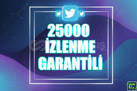 ⭐️ [GARANTİLİ] 25000 TWİTTER İZLENME ⭐