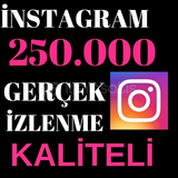 [GARANTİLİ] 250.000 İZLENME İNSTAGRAM 