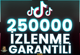 ⭐️ [GARANTİLİ] 250000 TİKTOK İZLENME ⭐