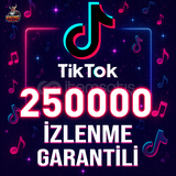 ⭐️ [GARANTİLİ] 250.000 TİKTOK İZLENME ⭐