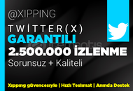 GARANTİLİ | 2500000 İZLENME TWİTTER | KALİTELİ