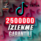 ⭐️ [GARANTİLİ] 2.500.000 TİKTOK İZLENME ⭐