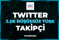 Garantili 2.5K Aktif Twitter Türk Takipçi!