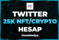 ⭐️ [Garantili] 25K Nft/Crypto Twitter Hesabı! ⭐
