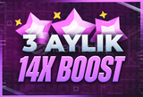 ⭐️[GARANTİLİ-STOKLU] 3 AYLIK 14x SERVER BOOST⭐️