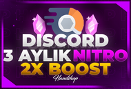 ⭐[GARANTİLİ] 3 AYLIK NİTRO 2X BOOST⭐