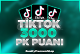 ⭐[GARANTİLİ]3.000 TİK TOK PK PUANI