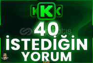 ⭐️ [GARANTİLİ] 40 KİCK İSTEDİĞİN YORUM ⭐