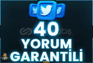 ⭐️ [GARANTİLİ] 40 TWİTTER YORUM ⭐