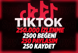 ⭐[GARANTİLİ] 4X TİKTOK GERÇEK KEŞFET PAKETİ 2 ⭐