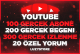 ⭐[GARANTİLİ] 4x YOUTUBE KEŞFET PAKETİ 4⭐