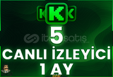 ⭐️ [GARANTİLİ] 5 CANLI YAYIN İZLENME 1 AY ⭐