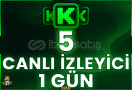 ⭐️ [GARANTİLİ] 5 CANLI YAYIN İZLENME 1 GÜN ⭐
