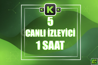 ⭐️ [GARANTİLİ] 5 KİCK CANLI YAYIN İZLENME ⭐