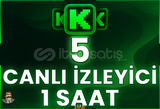 ⭐️ [GARANTİLİ] 5 KİCK CANLI YAYIN İZLENME ⭐