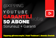 GARANTİLİ | 50 ABONE YOUTUBE | SORUNSUZ