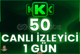 ⭐️ [GARANTİLİ] 50 CANLI YAYIN İZLENME 1 GÜN ⭐