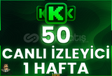 ⭐️ [GARANTİLİ] 50 CANLI YAYIN İZLENME 1 HAFTA ⭐
