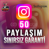 ⭐️ [GARANTİLİ] 50 İNSTAGRAM PAYLAŞIM ⭐