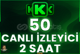 ⭐️ [GARANTİLİ] 50 CANLI YAYIN İZLENME 2 SAAT ⭐