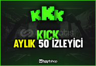 ⭐[GARANTİLİ] 50+ KİCK İZLEYİCİ AYLIK