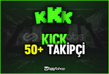 ⭐[GARANTİLİ] 50+ KİCK TAKİPÇİ