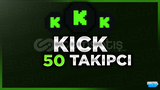 ⭐️[GARANTİLİ] 50 KİCK TAKİPÇİ | KALİTELİ ⭐️