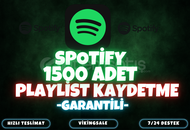 ⭐️[GARANTİLİ] 1500 SPOTİFY PLAYLİST KAYDETME⭐️