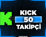 ⭐️[GARANTİLİ]⭐️ 50 Takipçi | Kick