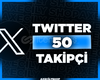 ⭐️[GARANTİLİ]⭐️ 50 Takipçi | Twitter (X)