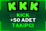 ⭐[GARANTİLİ] +50 KİCK GERÇEK TAKİPÇİ 