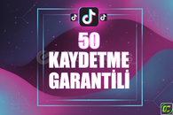 ⭐️ [GARANTİLİ] 50 TİKTOK KAYDETME ⭐