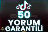 ⭐️ [GARANTİLİ] 50 TİKTOK YORUM ⭐