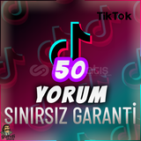⭐️ [GARANTİLİ] 50 TİKTOK YORUM ⭐