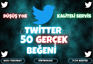 ⭐️[GARANTİLİ] 50 TWİTTER BEĞENİ⭐️