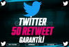 ⭐️[GARANTİLİ] 50 TWİTTER RETWEET⭐️